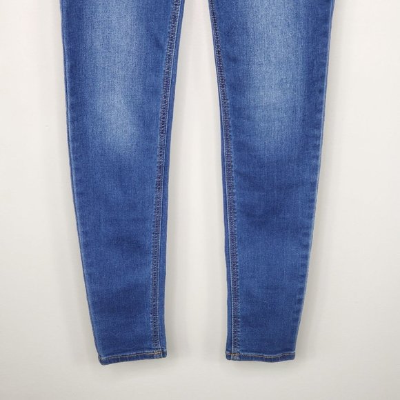 Old Navy Rockstar Medium Wash Jeggings, Size 0 Short - Picture 3 of 11